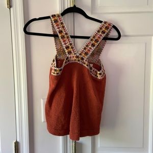 Cross Collar Knit Shirt